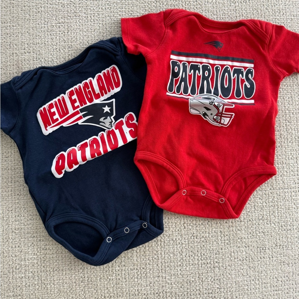 NFL Red and Blue Baby Bodysuit
